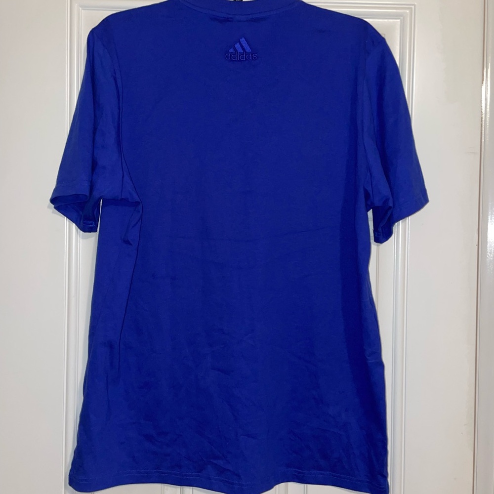 BRAND NEW!! Adidas Blue T-Shirt size medium - Picture 5 of 5